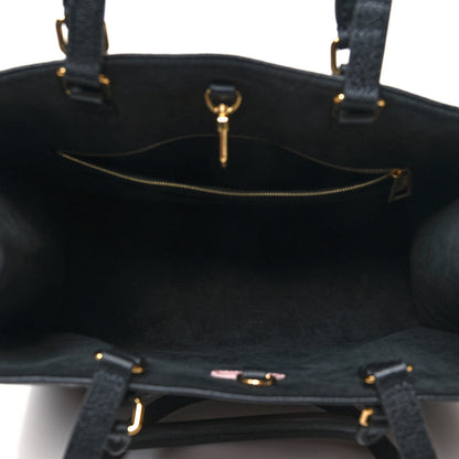 Louis Vuitton LV X YK Empreinte Inlaid Kusama Flowers Onthego MM Black 5 of 10