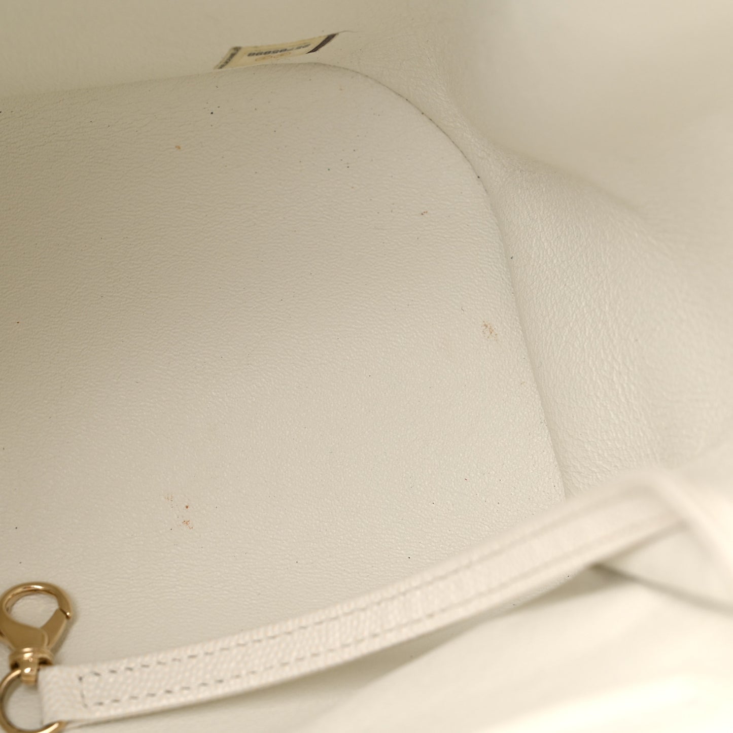 Caviar Quilted Business Affinity Backpack White