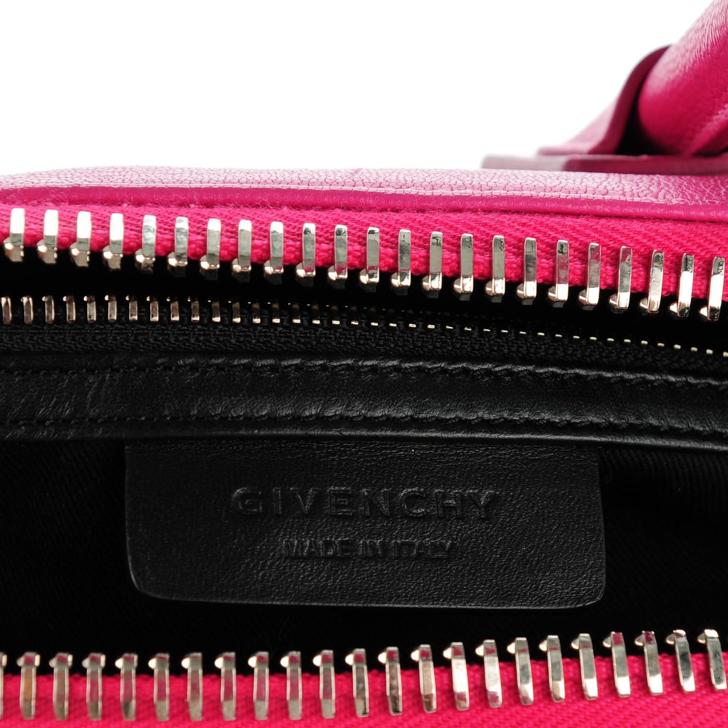 Sugar Goatskin Small Antigona Fuchsia
