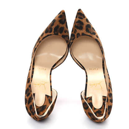Christian Louboutin Veau Velours Kitty Iriza 100 Pumps 37.5 Leo 2 of 10
