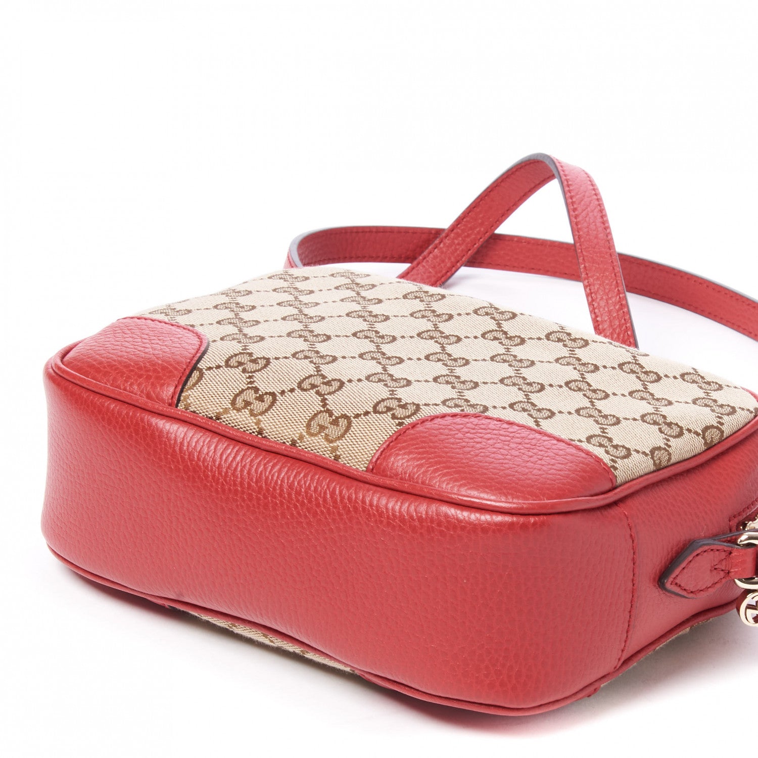 Gucci Monogram Mini Bree Messenger Bag Red 5 of 8