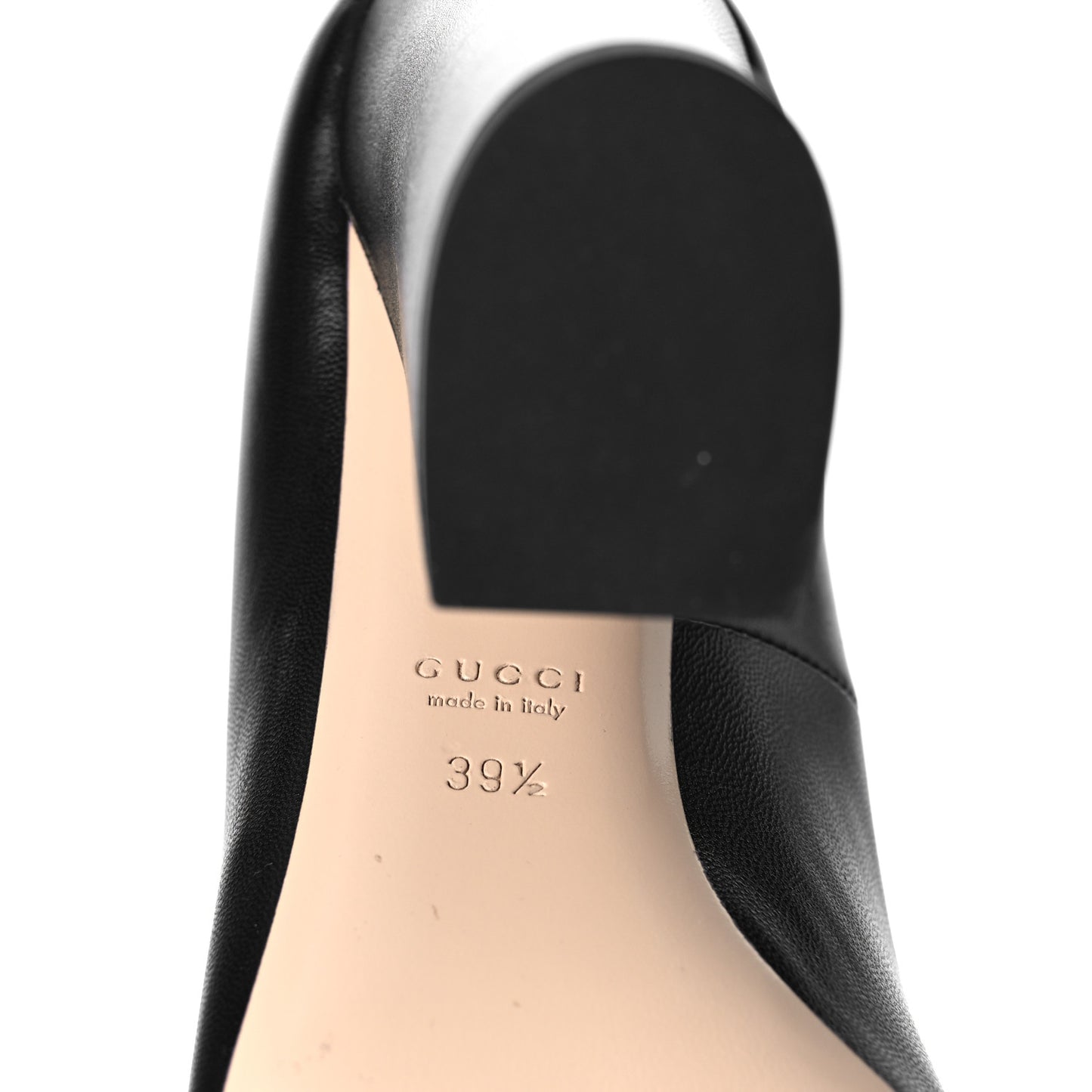 Malaga Kid Pearl Embellished Willow Loafer Pumps 39.5 Black