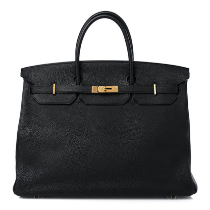 Hermes Togo Birkin 40 Black 1 of 12