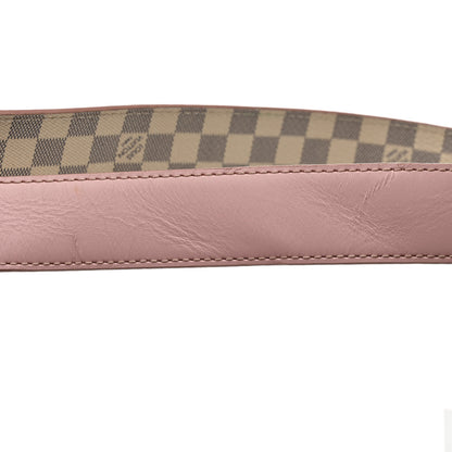 Louis Vuitton Damier Azur LV Initiales 32mm Belt 80 32 Rose Ballerine 11 of 13