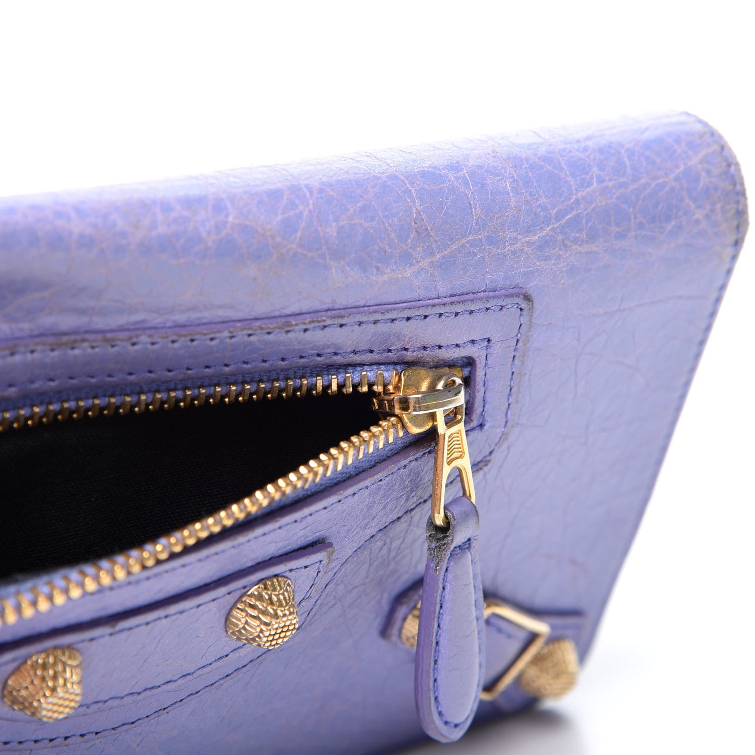 Balenciaga Agneau Giant 12 Gold Hardware Money Wallet Mauve 6 of 16