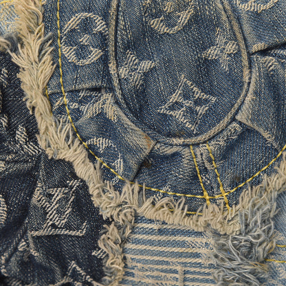 Louis Vuitton Denim Patchwork Pouchy Blue 13 of 13