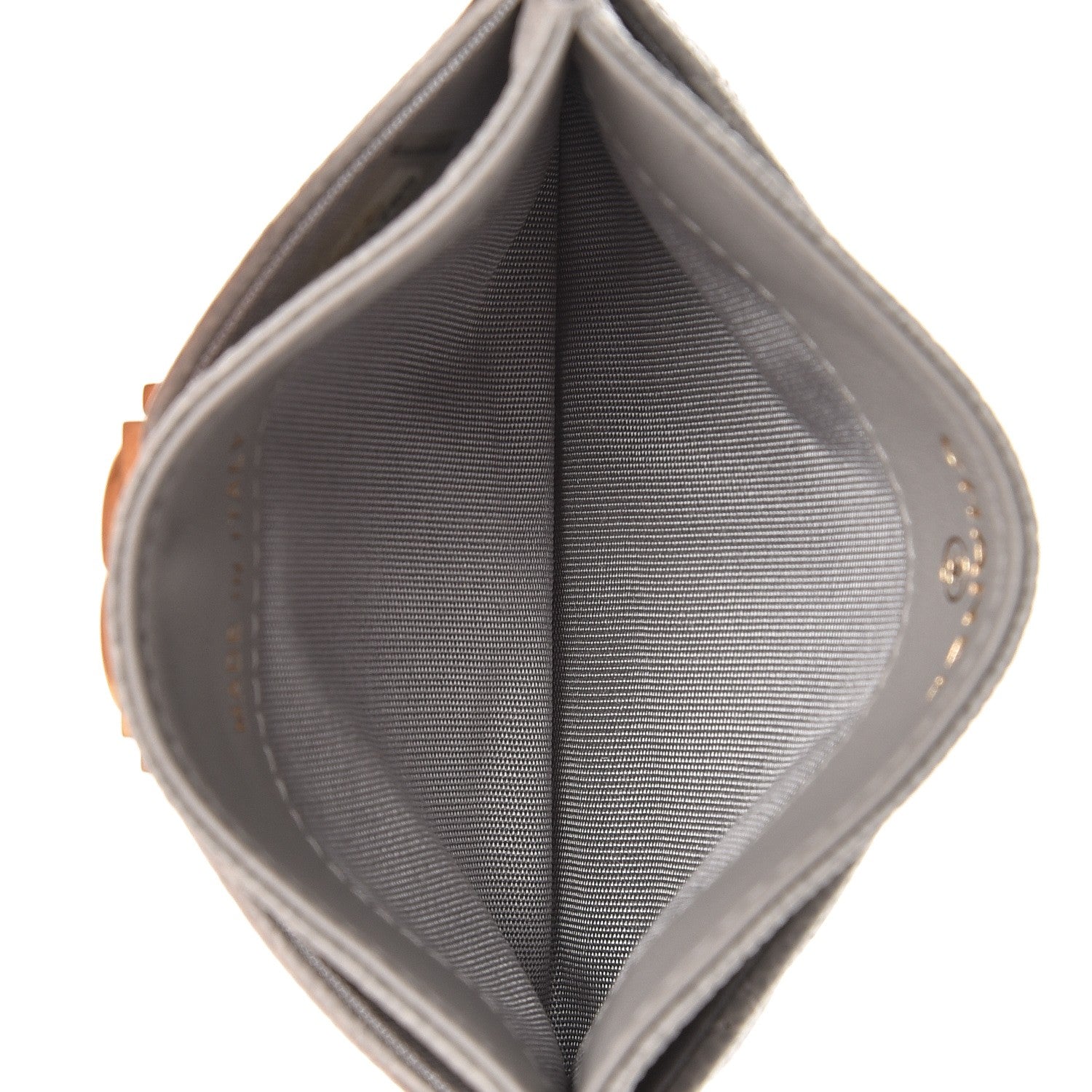 Chanel Caviar Quilted Boy Card Holder Grey 5 of 9
