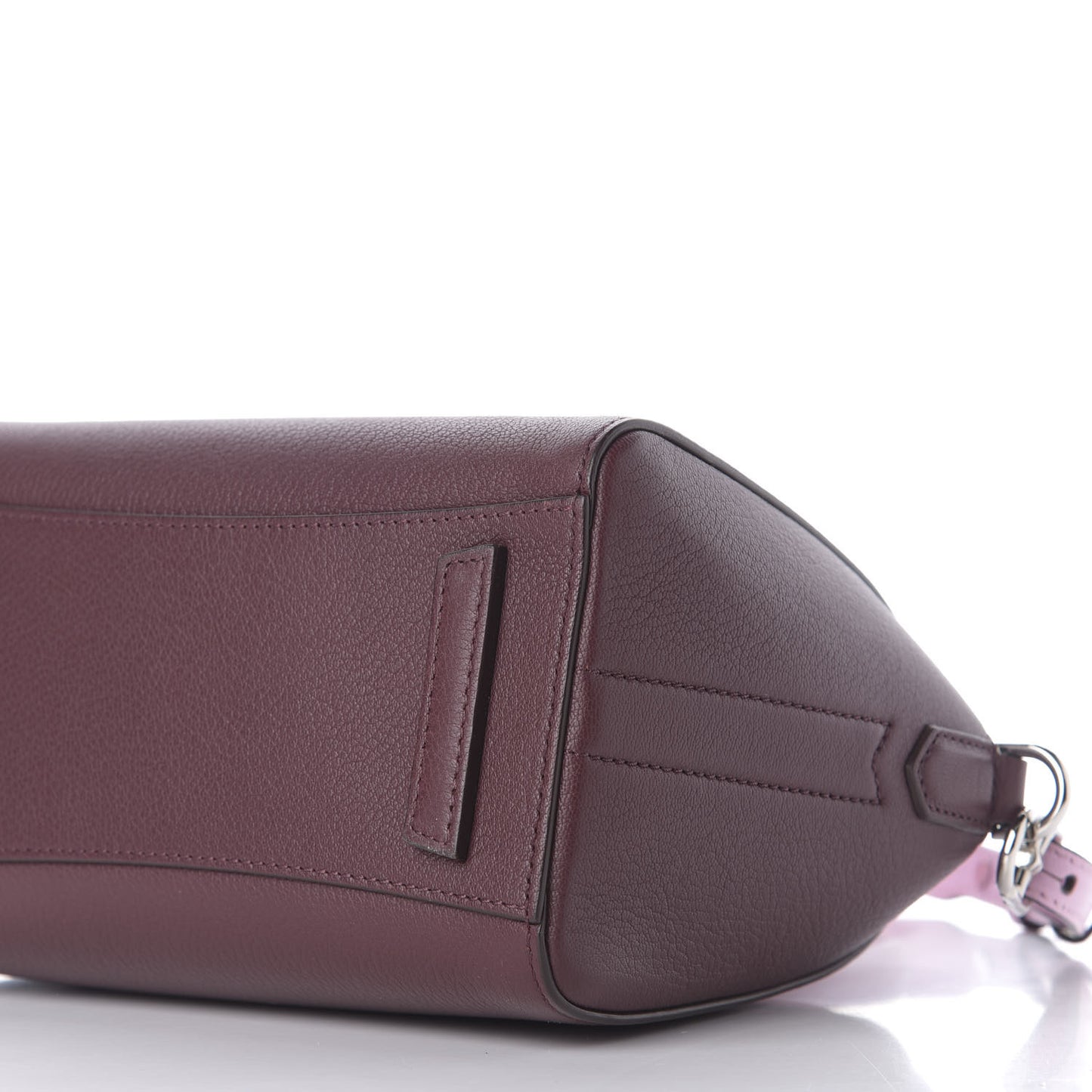 Sugar Goatskin Mini Tri-Color Antigona Burgundy Pink White