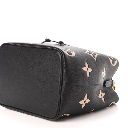 Louis Vuitton Empreinte Monogram Giant Neonoe MM Black Beige 10 of 13