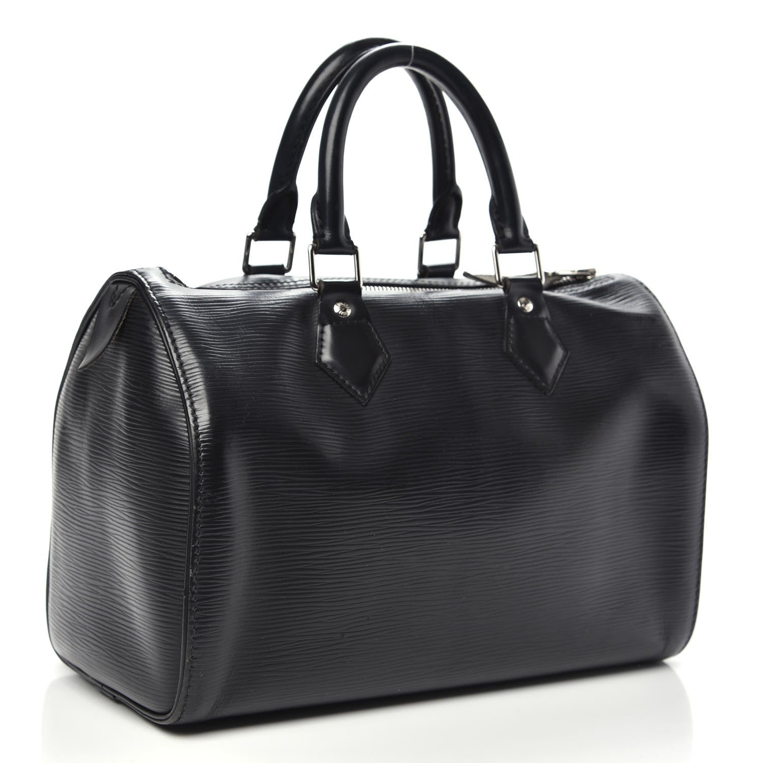 Louis Vuitton Epi Speedy 25 Black 3 of 12