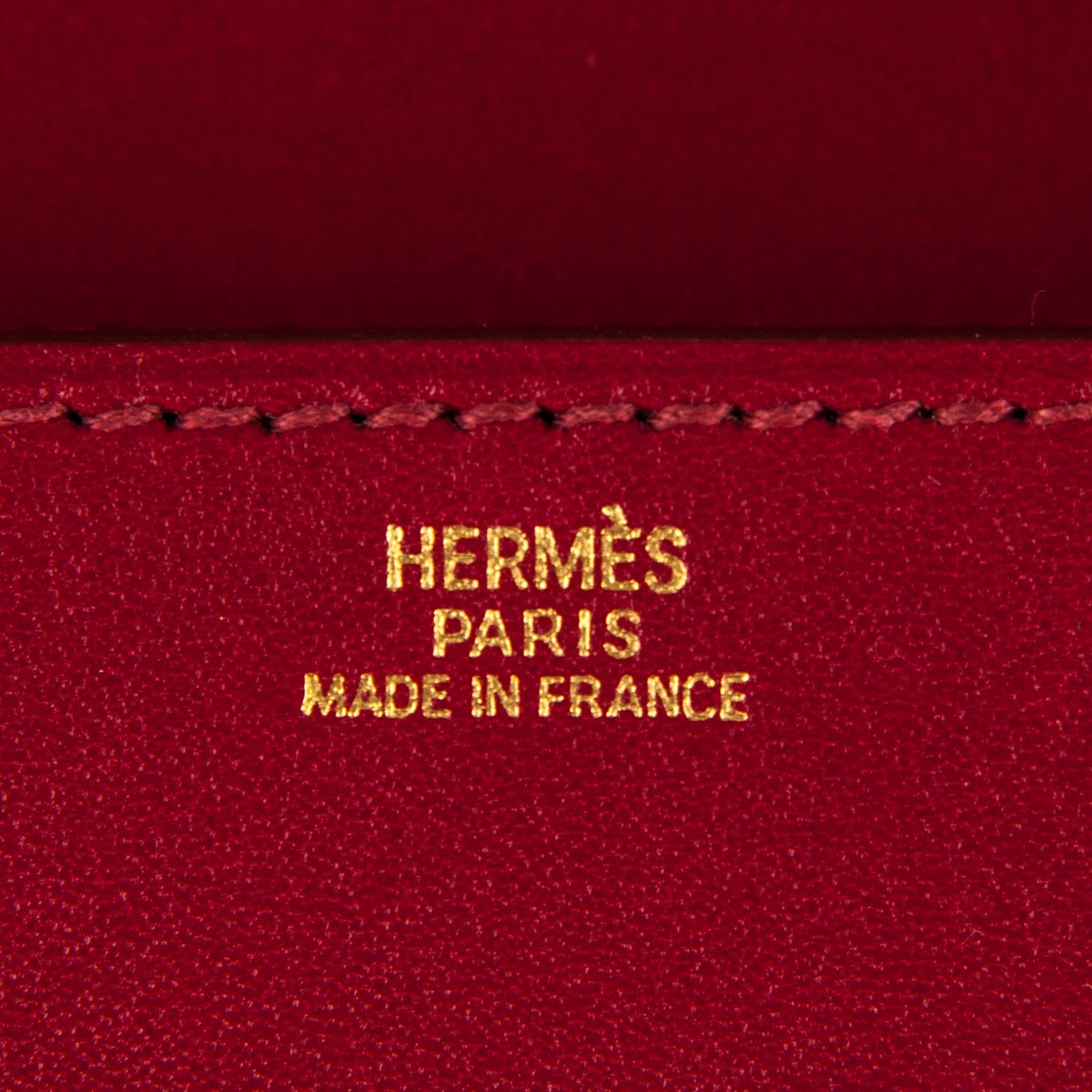 Hermes Tadelakt Medor 23 Clutch Rubis 6 of 7