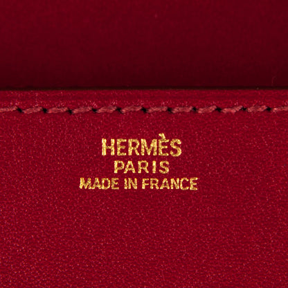 Hermes Tadelakt Medor 23 Clutch Rubis 6 of 7
