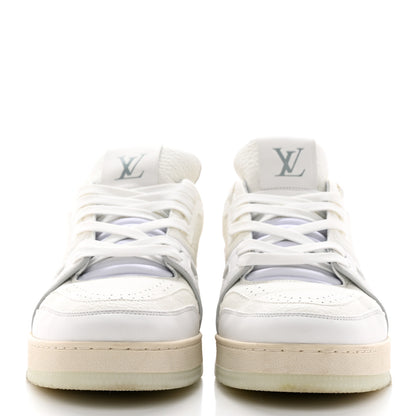 Louis Vuitton Calfskin Mens LV Trainer Sneakers 9 White 2 of 22