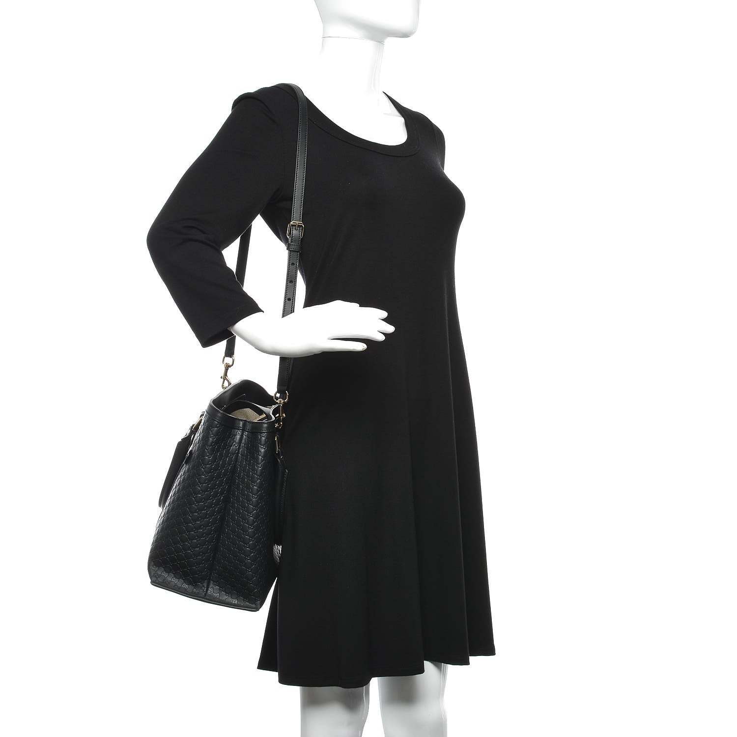 Gucci Soft Microguccissima Medium Tote Black 2 of 12