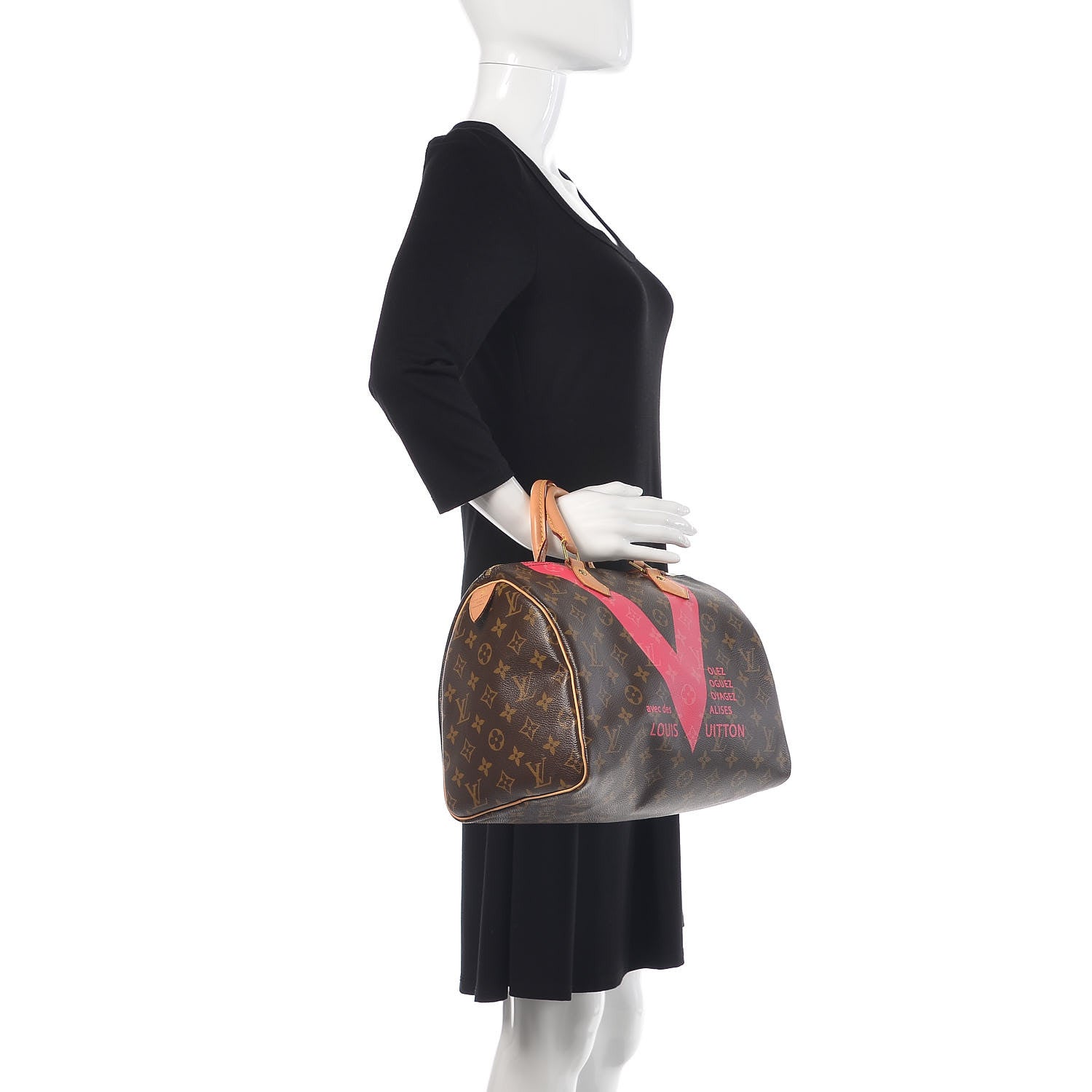 Louis Vuitton Monogram Speedy 30 V Grenade 2 of 17