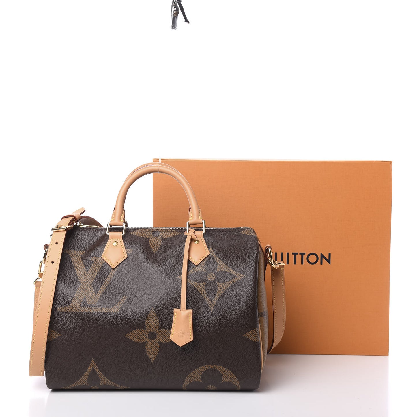 Reverse Monogram Giant Speedy Bandouliere 30