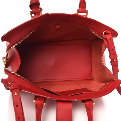 Saint Laurent Calfskin Small Classic Y Cabas Rouge Orient 5 of 6