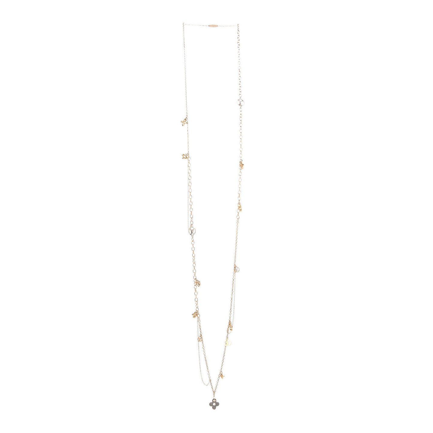 Metal Blooming Supple Necklace Gold