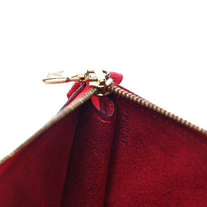 Louis Vuitton Epi Pochette Accessories 24 Castillan Red 7 of 11