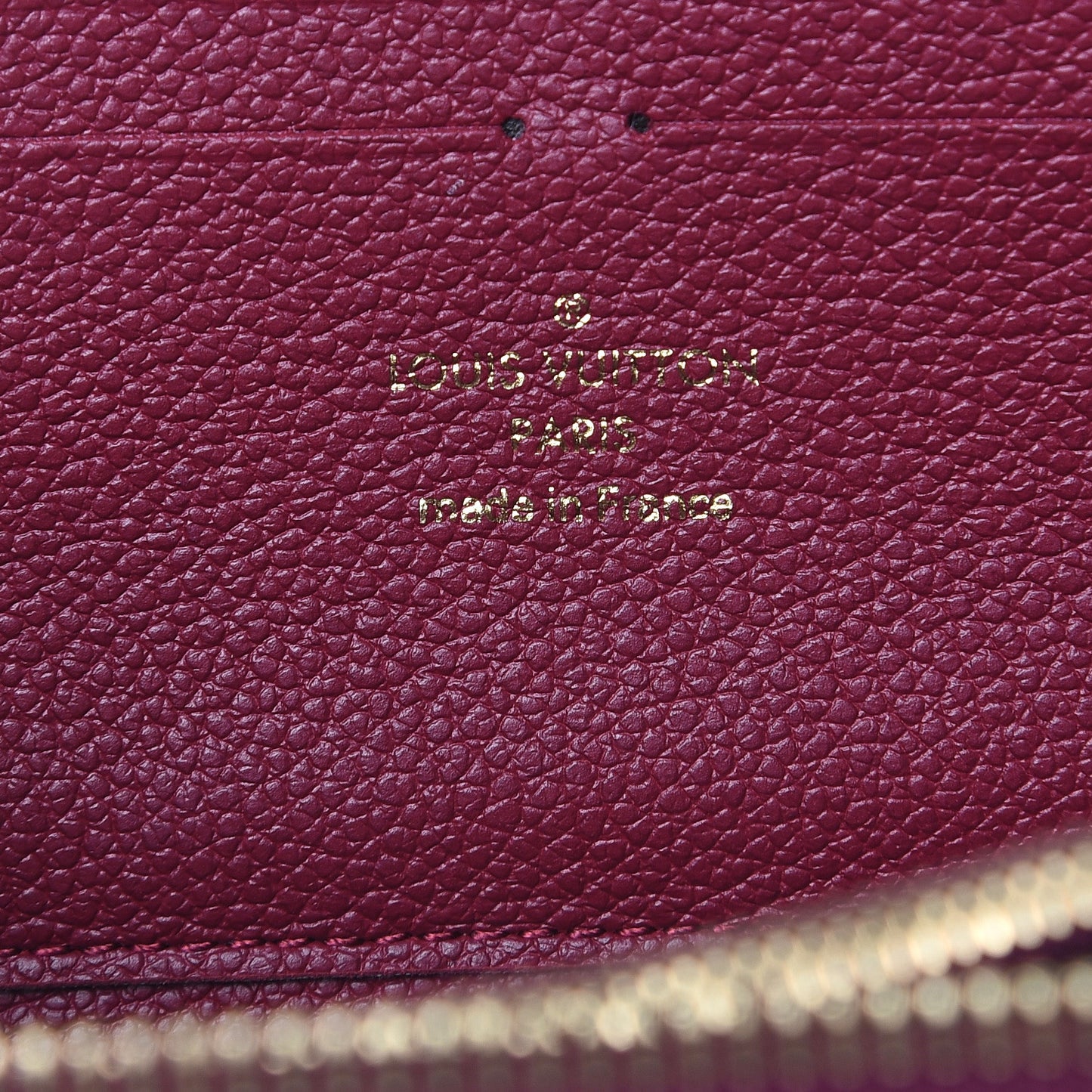 Empreinte Clemence Wallet Raisin
