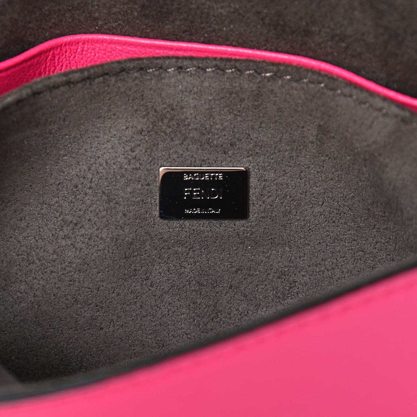 Shiny Nappa Micro Baguette Fuchsia