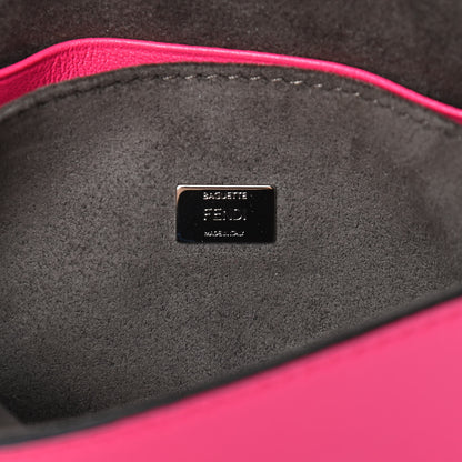 Fendi Shiny Nappa Micro Baguette Fuchsia 5 of 8