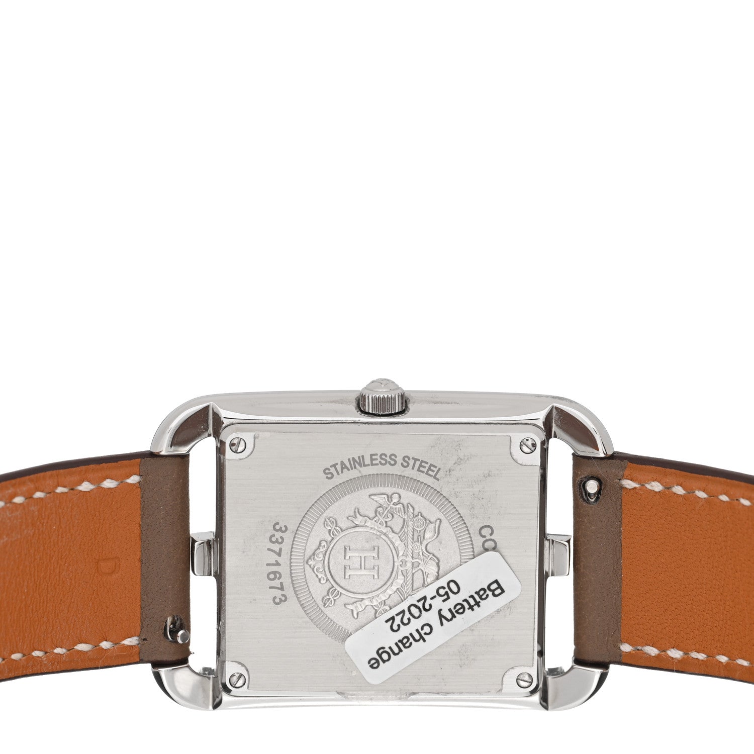 Hermes Stainless Steel Swift Diamond Mother of Pearl 29mm Cape Cod Quartz Watch Etoupe 4 of 5
