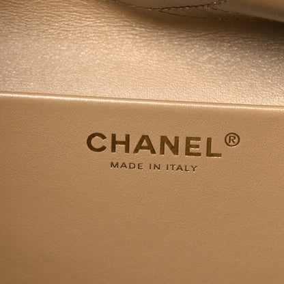 Chanel Suede Calfskin Small Souplissimo Maxi Flap Dark Beige 6 of 11