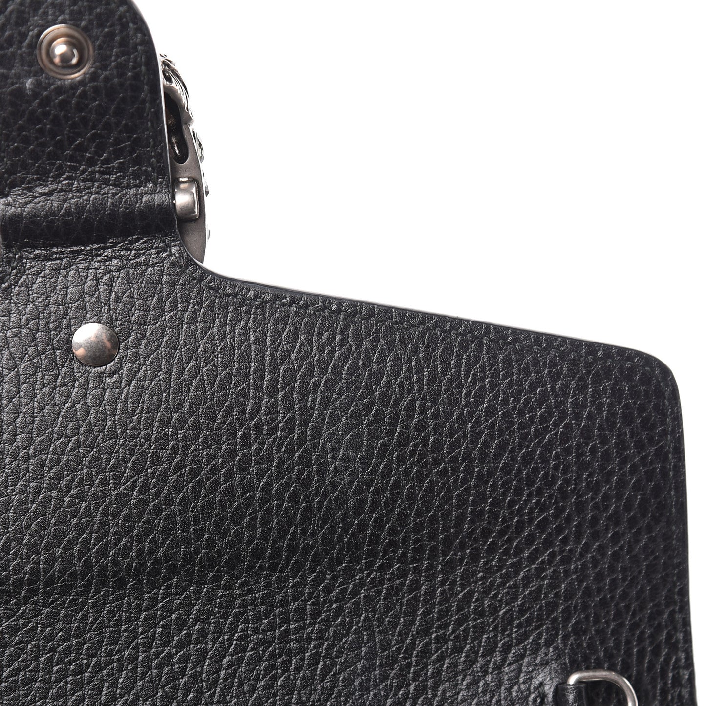 Calfskin Mini Dionysus Chain Wallet Black