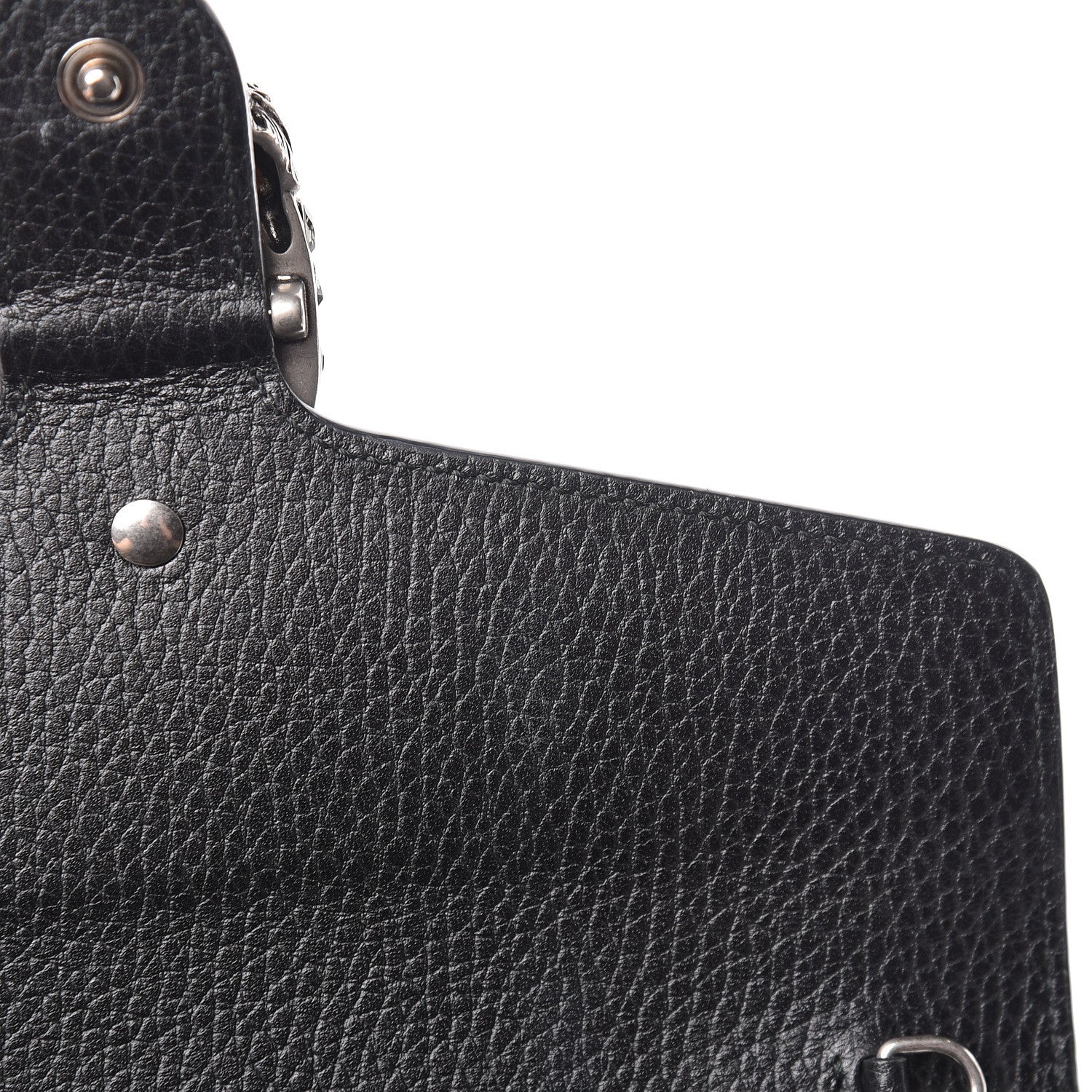 Gucci Calfskin Mini Dionysus Chain Wallet Black 10 of 15