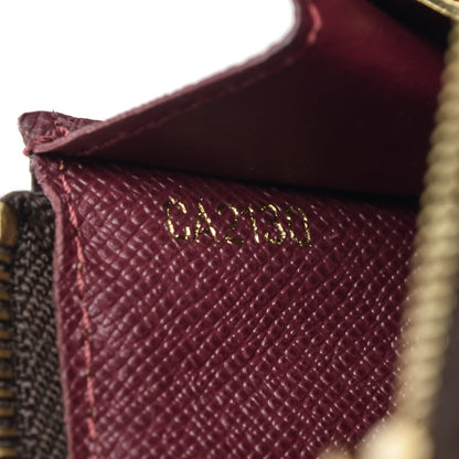 Louis Vuitton Damier Ebene Scribe Affiche Key Pouch 8 of 8