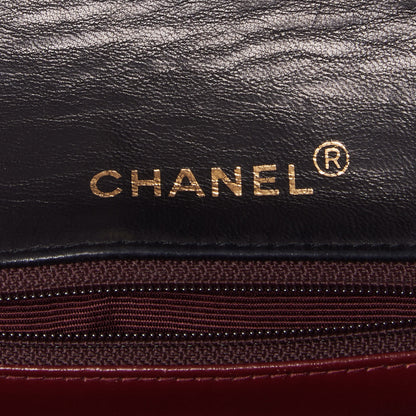 Chanel Lambskin Quilted Mini Square Flap Black 8 of 9