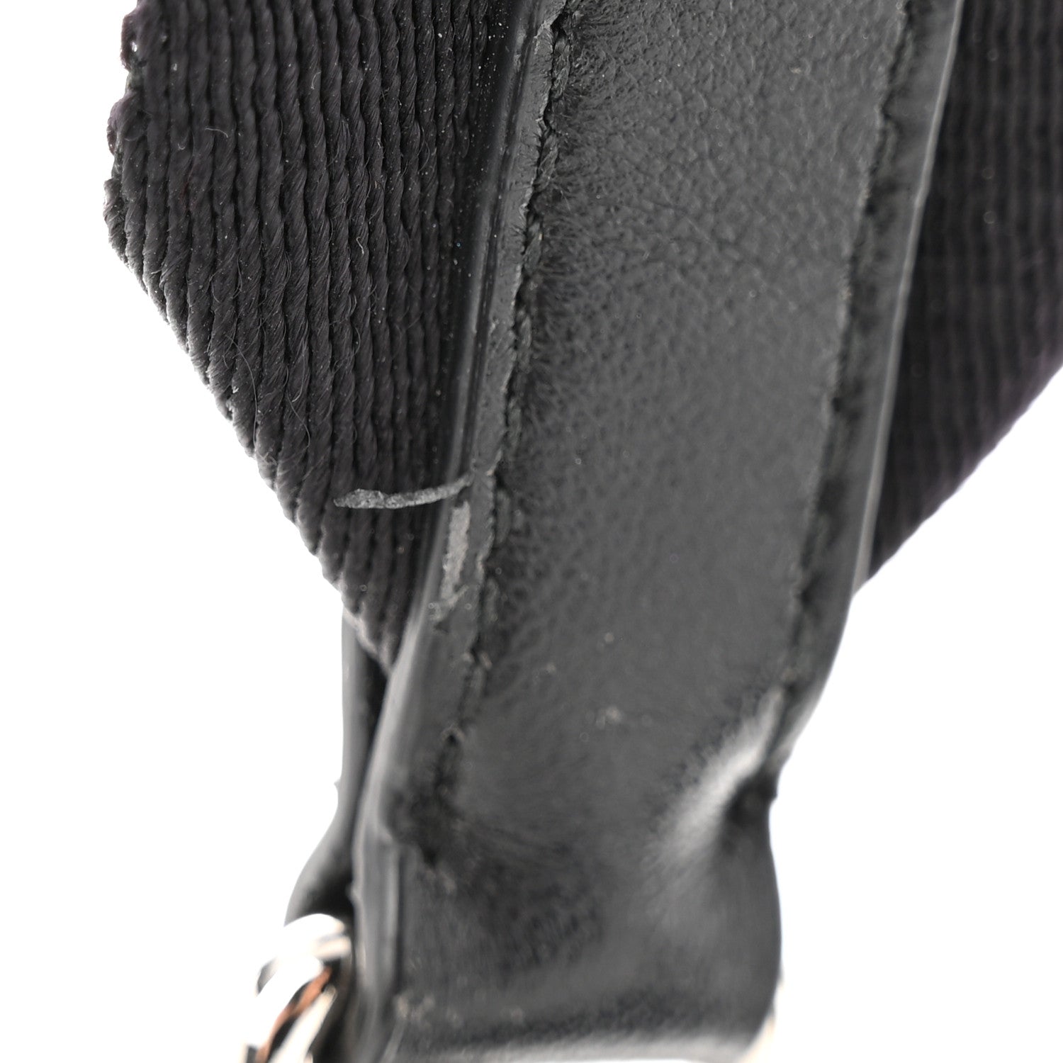 Prada Re-Nylon Triangle Padded Patchwork Shoulder Bag Black 11 of 11