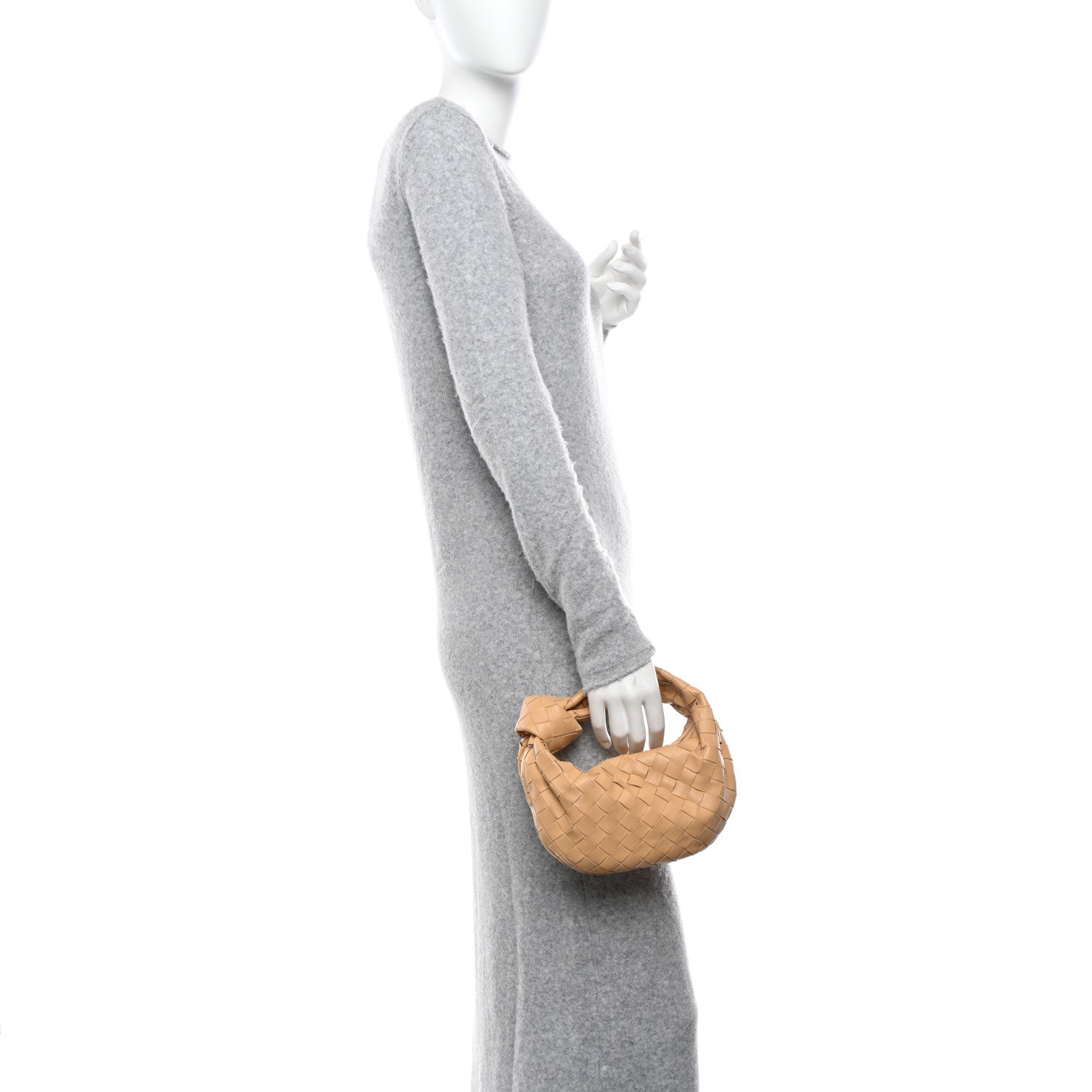 Bottega Veneta Nappa Intrecciato Mini Jodie Almond 2 of 9