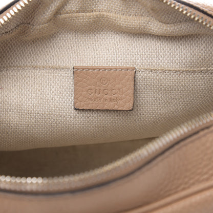 Gucci Pebbled Calfskin Small Soho Disco Bag Rose Beige 6 of 15