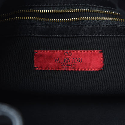 Valentino Garavani Nappa Pleated Tote Black 6 of 17