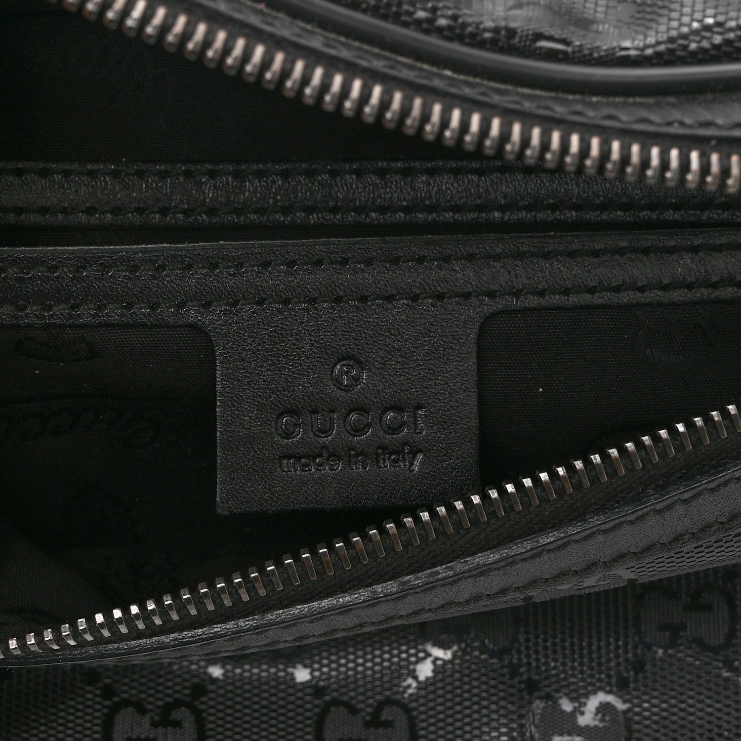 Gucci Imprime Monogram Belt Bag Black 6 of 11