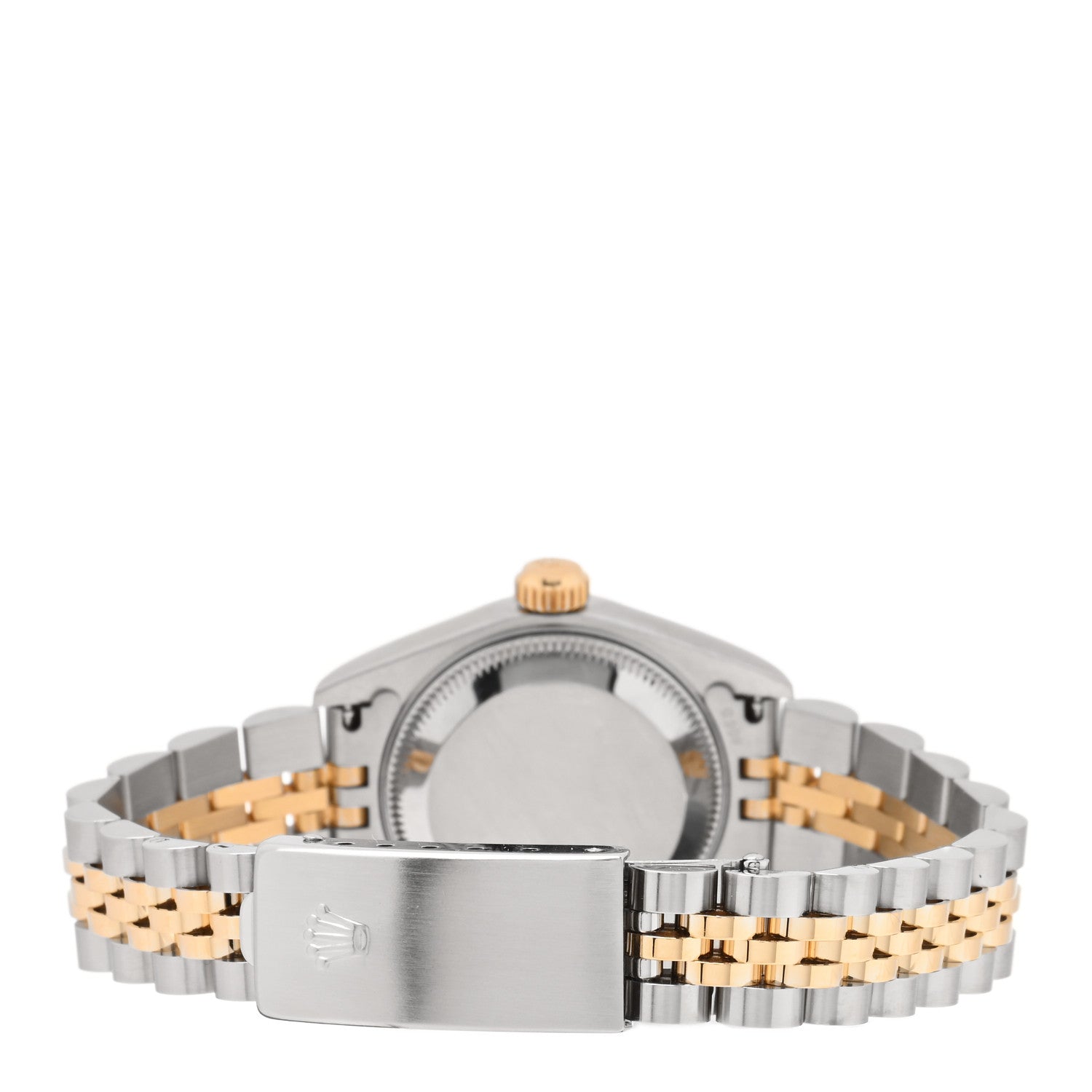 Rolex Stainless Steel 18K Yellow Gold Diamond 26mm Oyster Perpetual Datejust Watch Champagne 69173 3 of 4