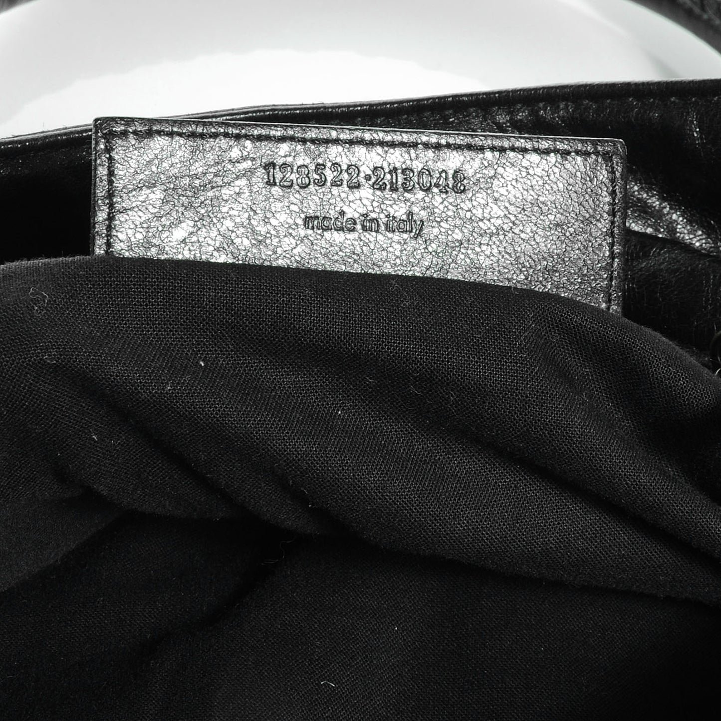 Chevre Classic Hardware Purse Black