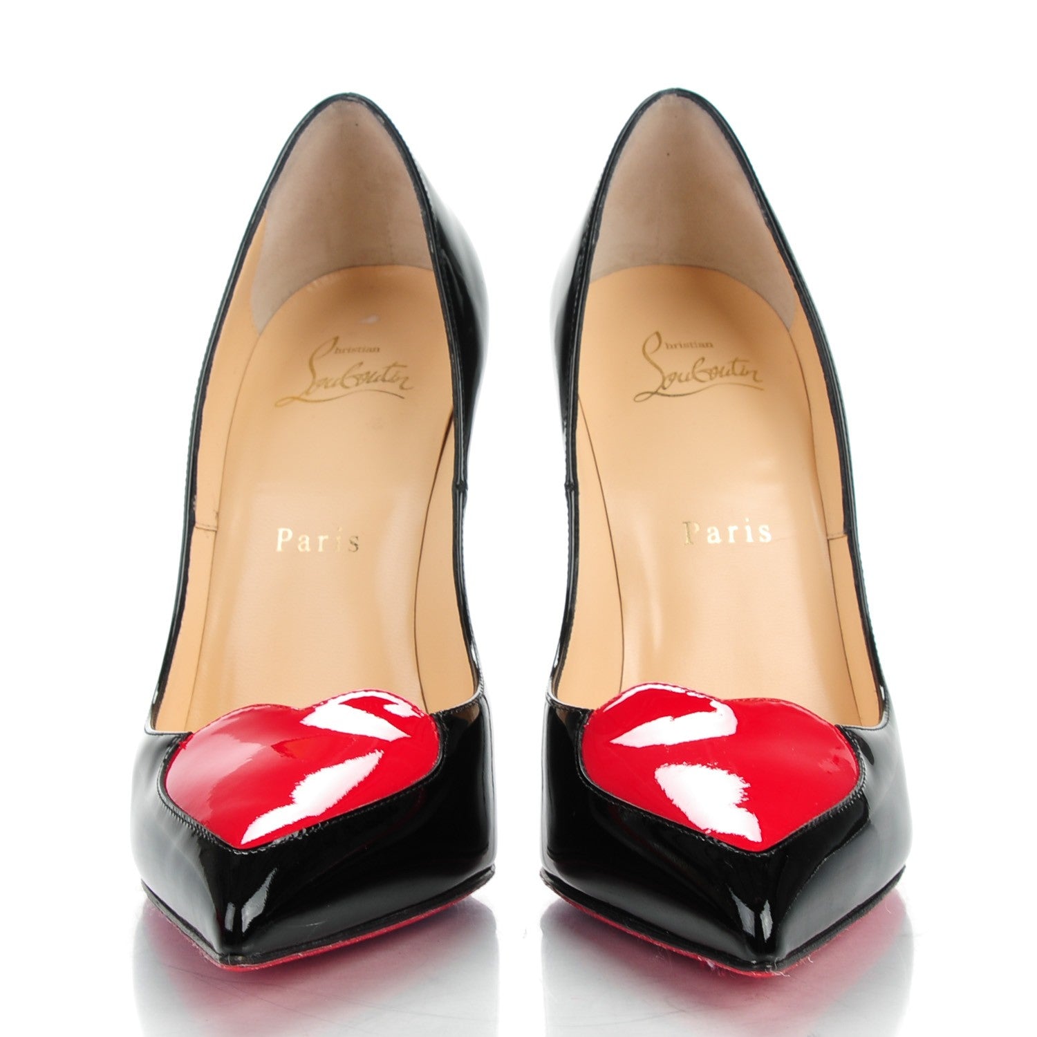 Christian Louboutin Patent Corafront 120 Pumps 37.5 Black 2 of 8