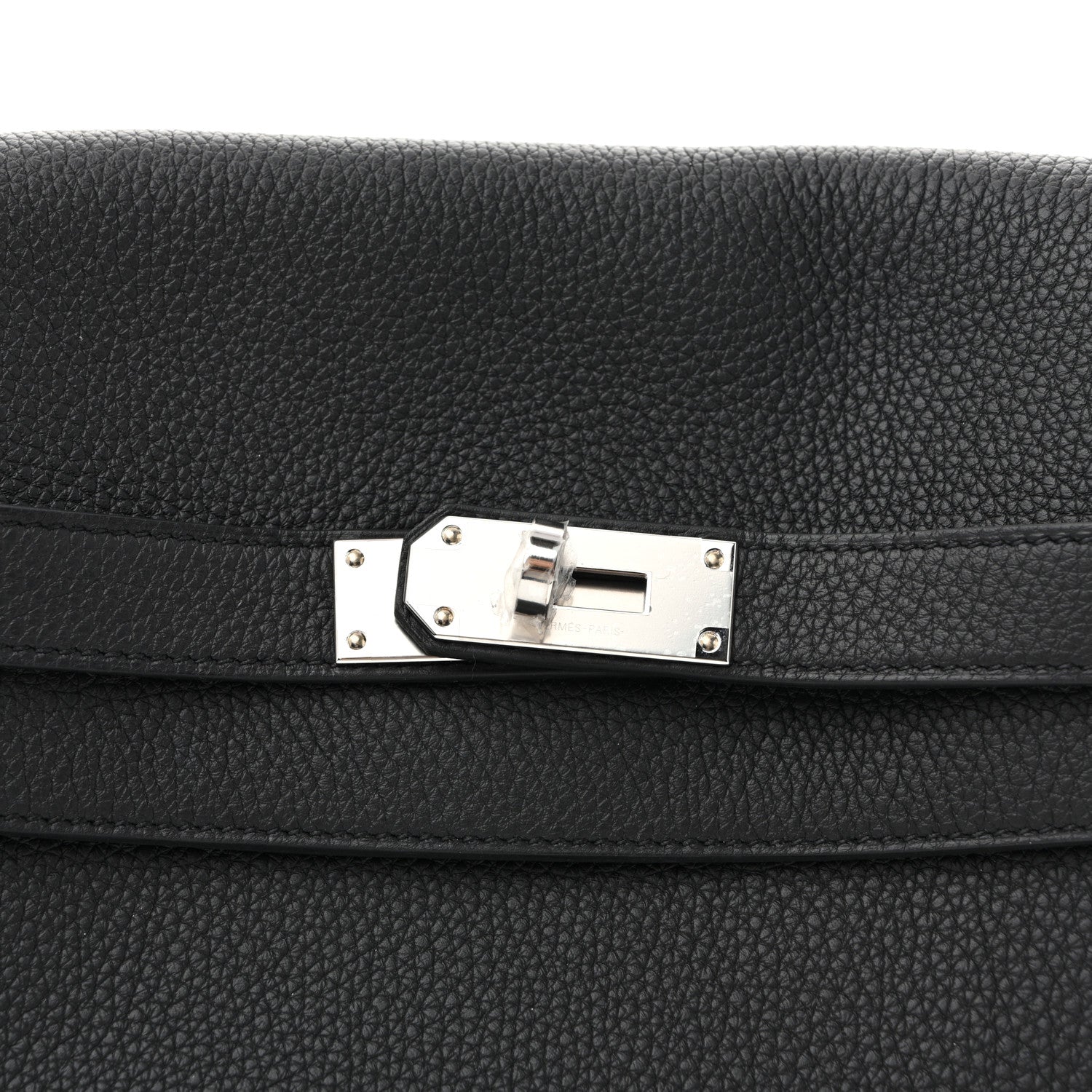 Hermes Togo Kelly Messenger PM Black 8 of 11
