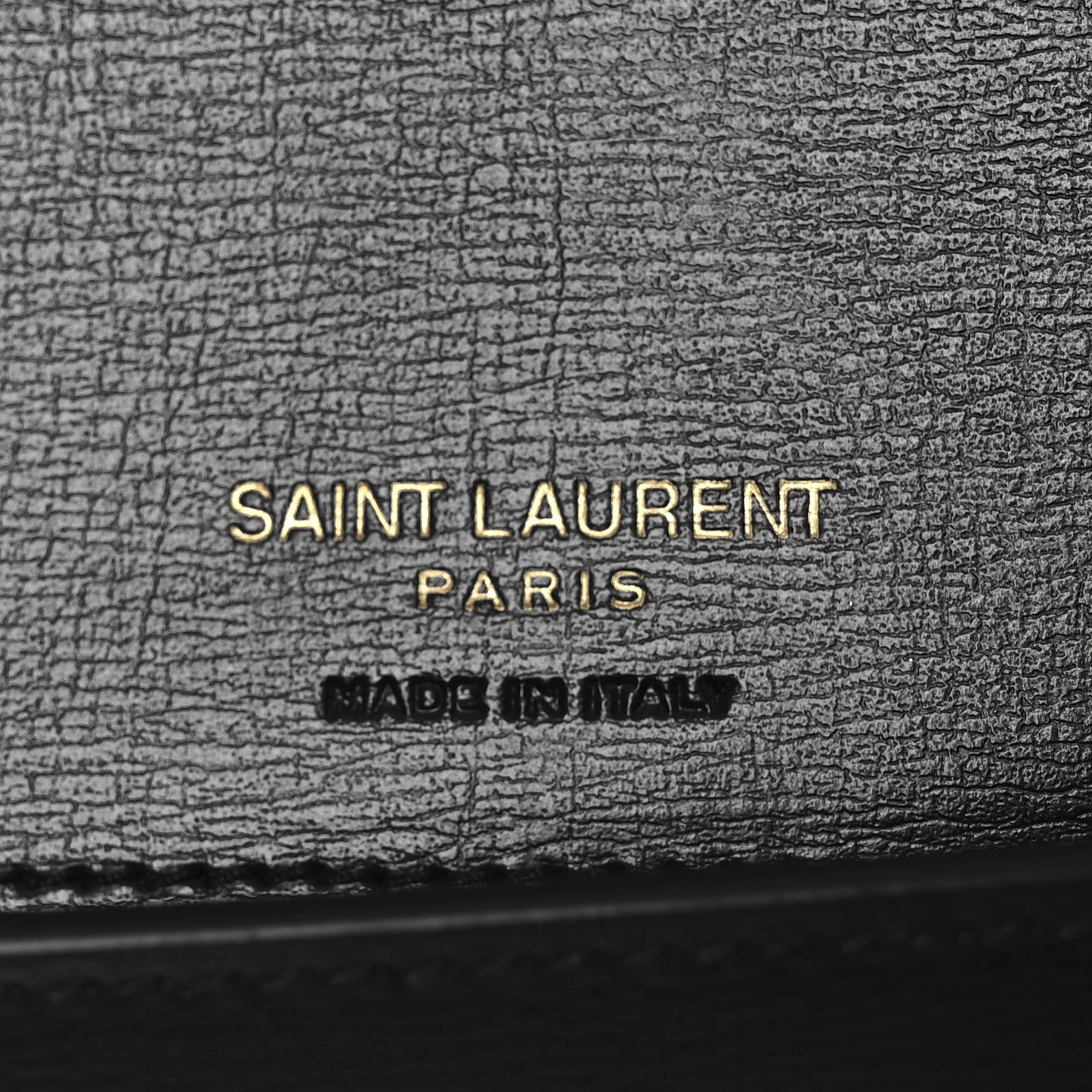 Saint Laurent Smooth Calfskin Monogram Phone Holder Crossbody  Black 6 of 10