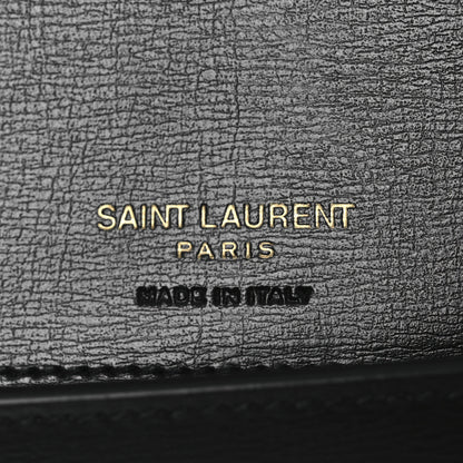 Saint Laurent Smooth Calfskin Monogram Phone Holder Crossbody  Black 6 of 10