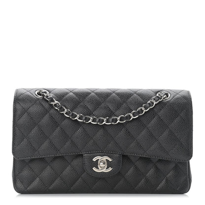 Chanel Caviar Quilted Medium Double Flap Black 1 of 9
