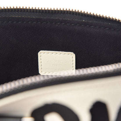 Louis Vuitton Graffiti Alma MM Black 5 of 8