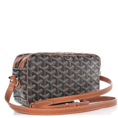 Goyard Goyardine Amacapvert Crossbody Bag Black Gold 4 of 19