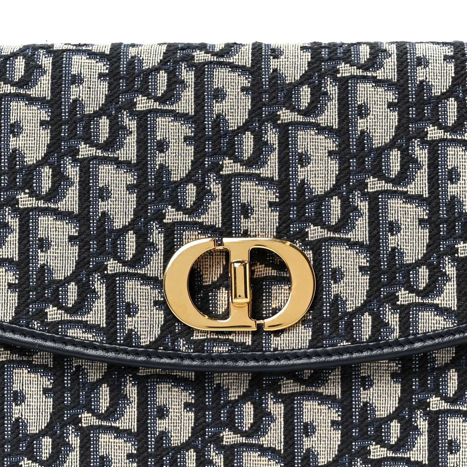 Christian Dior Oblique 30 Montaigne Avenue Pouch With Flap Blue 8 of 8