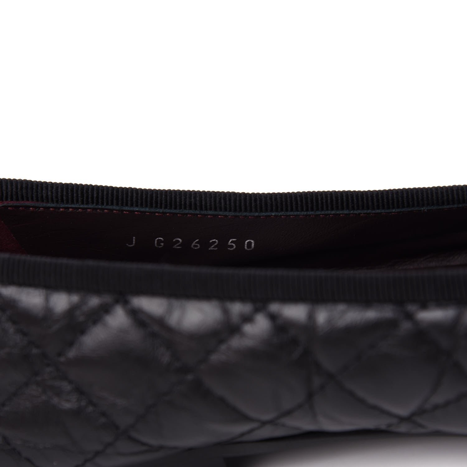 Chanel Aged Calfskin Quilted Cap Toe Ballerina Flats 39.5 Black 10 of 11
