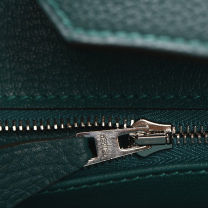 Hermes Togo Birkin 30 Malachite 13 of 32