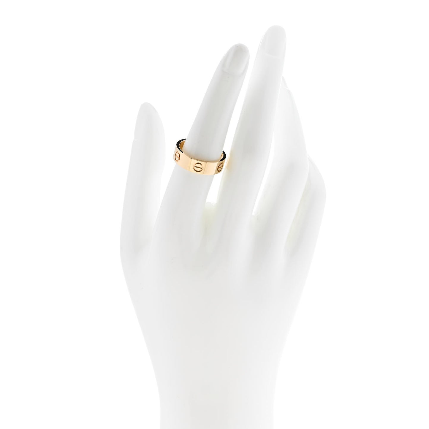 18K Yellow Gold 5.5mm LOVE Ring 55 7.25